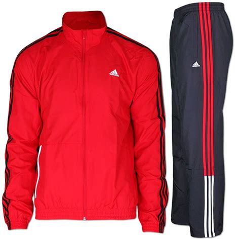 adidas anzug schwarz rot|Adidas Trainingsanzüge & Jogginganzüge online .